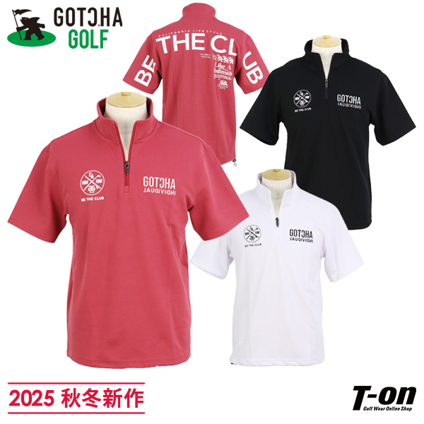 【売り切り】 新品 秋冬 GOTCHA GOLF ガッチャ ゴルフ 両腕刺繍 ジオメトリック ジャカードロングポロシャツ XXXL 長袖 ◆QC116B カラー選択可ガッチャゴルフ ネックウォーマー ケーブルニット 刺繍