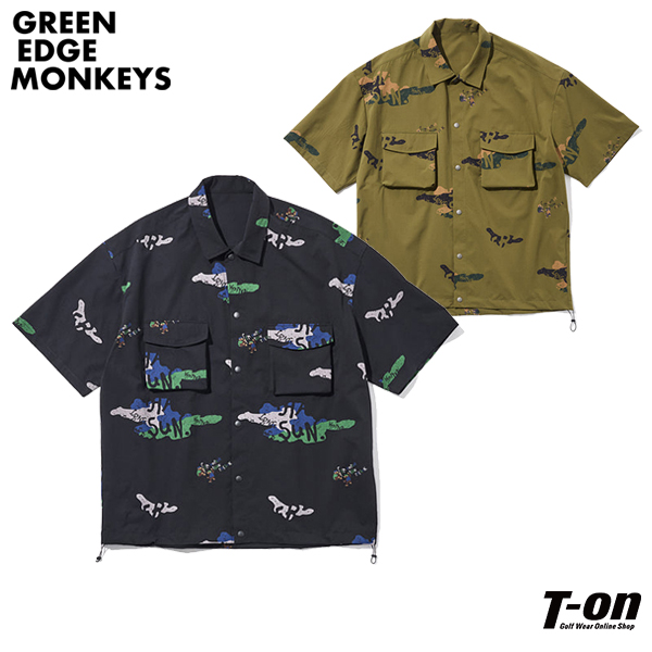 送料無料】カジュアルシャツ メンズ グリーンエッジモンキーズ GREEN