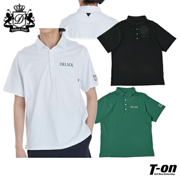 ポロシャツ メンズ デルソルゴルフ DELSOL GOLF  ゴルフウェア 5036