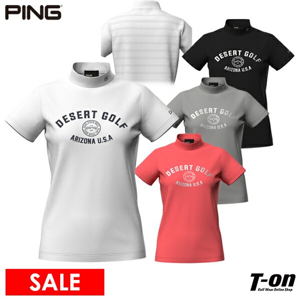 【送料無料】【メール便対応】ハイネックシャツ レディース ピン PING 2025 春夏 新作 ゴルフウェア 622-5167100の通販は