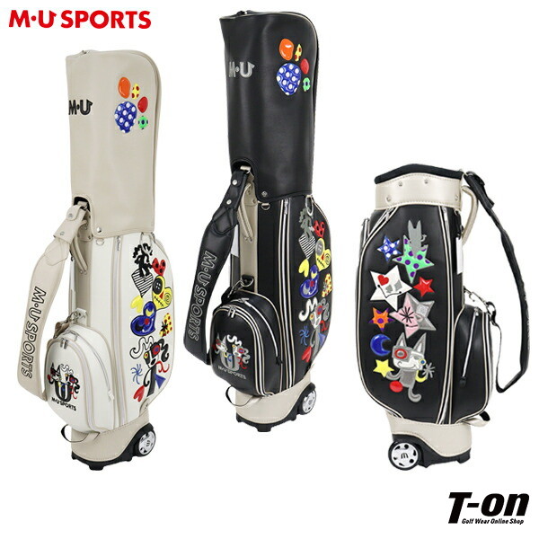 【送料無料】キャディバッグ メンズ レディース MUスポーツ エムユー スポーツ M.U SPORTS MUSPORTS  ゴルフ 703r2122