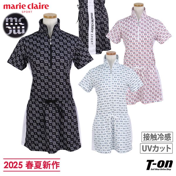 ポロシャツ レディース マリクレール マリ・クレール スポール marie claire sport 2025 春夏 新作 ゴルフウェア 715-451の通販は