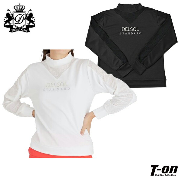 ハイネックシャツ レディース デルソルゴルフ DELSOL GOLF  ゴルフウェア 7865