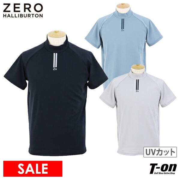ゼロハリバートン ゴルフウェア モックネックシャツ