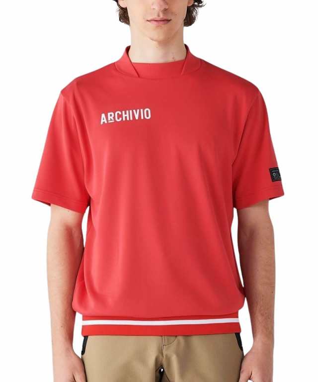【送料無料】ハイネックシャツ メンズ アルチビオ archivio 2025 春夏 新作 ゴルフウェア a469202の通販は