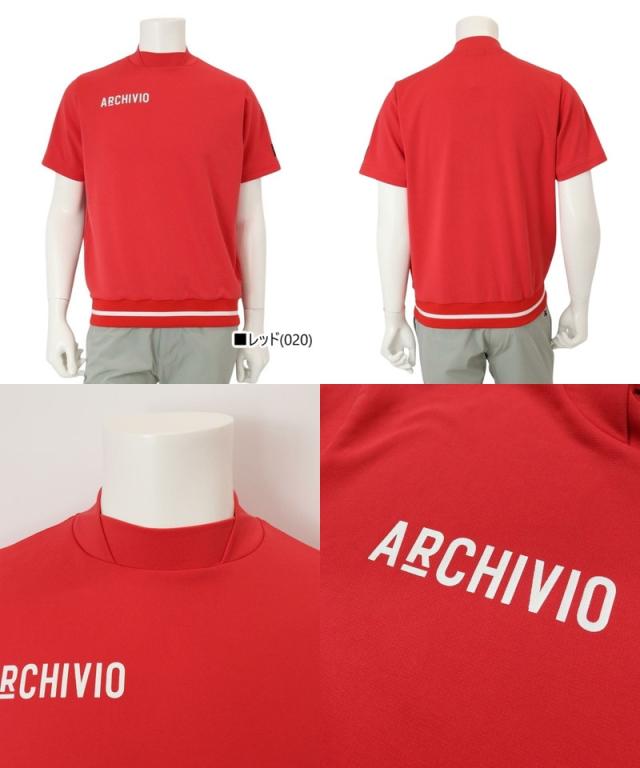 【送料無料】ハイネックシャツ メンズ アルチビオ archivio 2025 春夏 新作 ゴルフウェア a469202の通販は