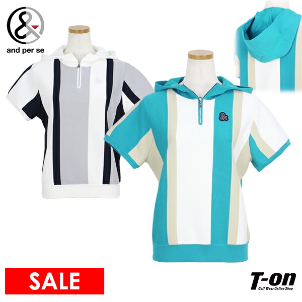 【送料無料】セーター レディース アンパスィ and per se 2025 秋冬 新作 ゴルフウェア aff2785b2