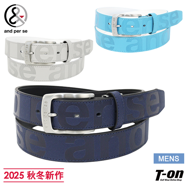 【送料無料】ベルト メンズ アンパスィ and per se 2025 秋冬 新作 ゴルフ amf7405