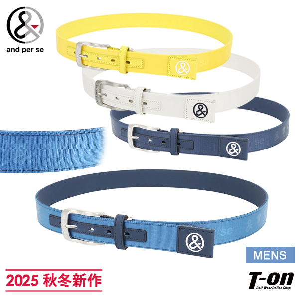 【送料無料】ベルト メンズ アンパスィ and per se 2025 秋冬 新作 ゴルフ amf7435
