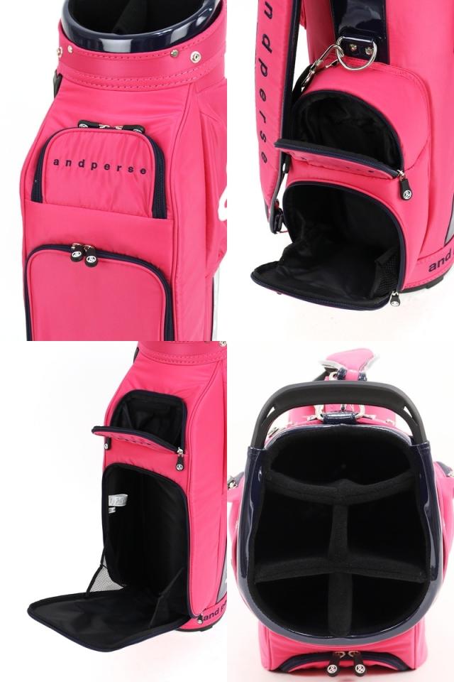 and per se レディースキャディバッグ5分割　送料込み and per se 【在庫限り】and CADDY BAG AUS7305 / アンパスィ