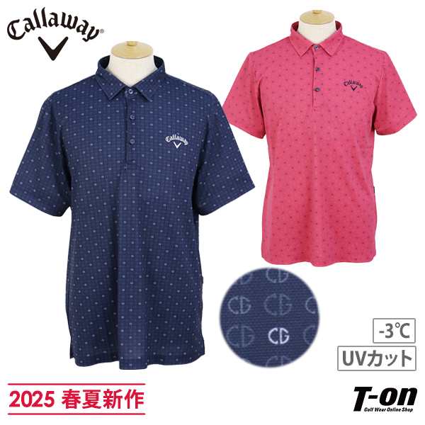 【メール便対応】ポロシャツ メンズ キャロウェイ アパレル キャロウェイ ゴルフ Callaway APPAREL 2025 春夏 新作 ゴルフウェア c25134110の通販は