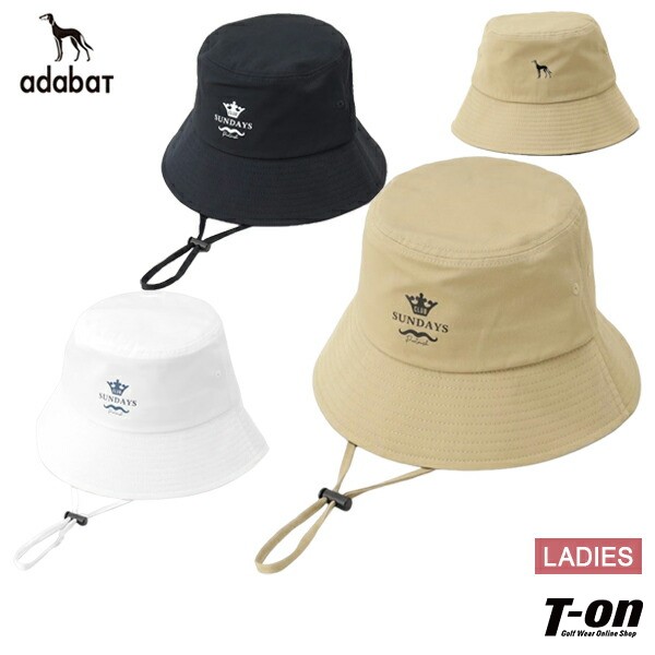 【タイムセール 12/23 13:00迄】ハット レディース アダバット adabat  ゴルフ c86-01319 OFF
