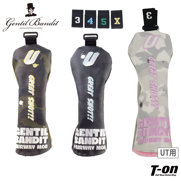 【送料無料】ヘッドカバー ユーティリティ用 メンズ レディース ジャンティバンティ フェアウェイモブ GENTIL BANDIT FAIRWAY MOB  ゴルフ gbfm06