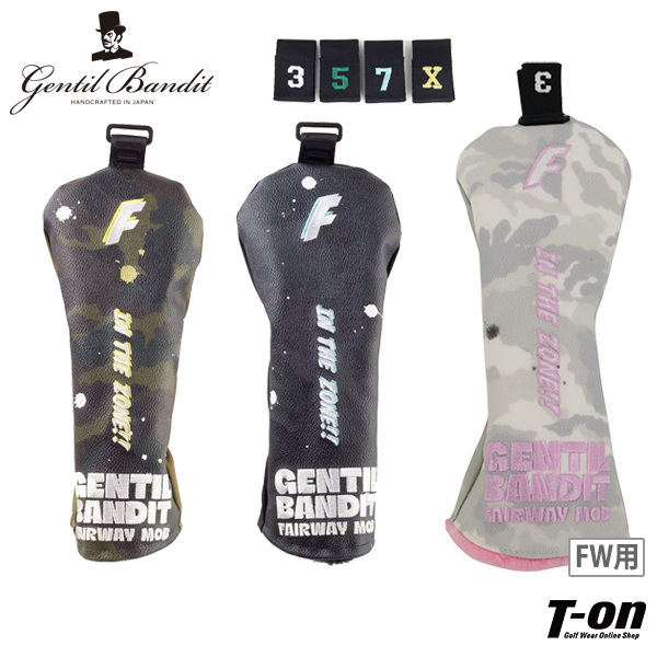 【送料無料】フェアウェイウッド用ヘッドカバー メンズ レディース ジャンティバンティ フェアウェイモブ GENTIL BANDIT FAIRWAY MOB  ゴルフ gbfm08