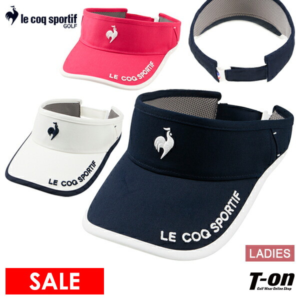 【20％OFFセール】サンバイザー レディース ルコックスポルティフ ゴルフ ルコック le coq sportif GOLF 2025 春夏 新作 ゴルフ lg5scp51l