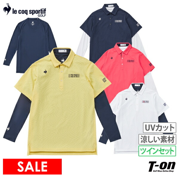 【ポイント10倍】ポロシャツ＆インナーシャツ メンズ ルコックスポルティフ ゴルフ le coq sportif GOLF 2025 春夏 新作 ゴルフウェア lg5stz01mの通販は
