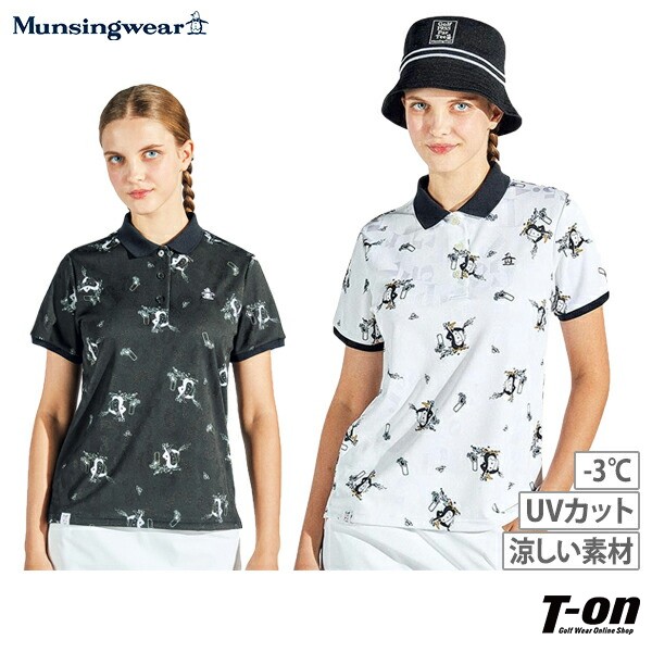 【送料無料】【メール便対応】ポロシャツ レディース マンシングウェア Munsingwear 2025 春夏 新作 ゴルフウェア mg5shs55l