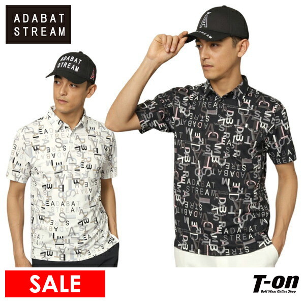 【タイムセール 12/23 13:00迄】ポロシャツ メンズ アダバット ストリーム ADABAT STREAM  ゴルフウェア s69-12281 OFF