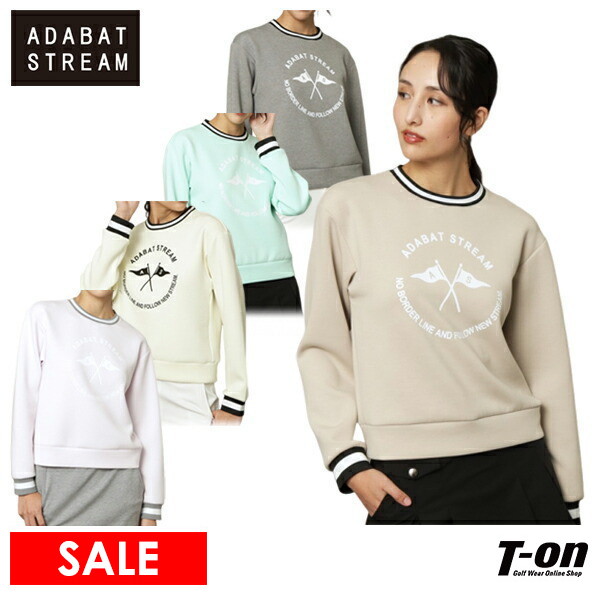 【タイムセール 12/23 13:00迄】トレーナー レディース アダバット ストリーム ADABAT STREAM  ゴルフウェア s70-12270 OFF