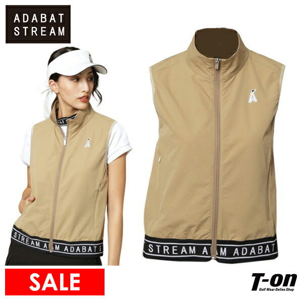 【タイムセール 12/23 13:00迄】ベスト レディース アダバット ストリーム ADABAT STREAM  ゴルフウェア s70-22375 OFF