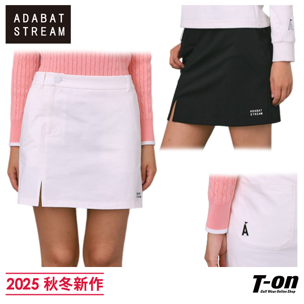 【タイムセール 12/23 13:00迄】スカート レディース アダバット ストリーム ADABAT STREAM 2025 秋冬 新作 ゴルフウェア s70-61001 OFF