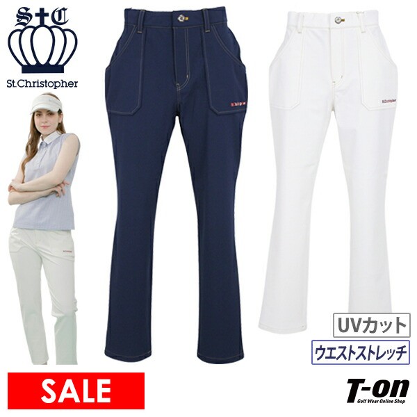 【30％OFFセール】パンツ レディース セントクリストファー St.Christopher  ゴルフウェア tl48600