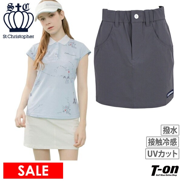 【30％OFFセール】スカート レディース セントクリストファー St.Christopher  ゴルフウェア tl48702