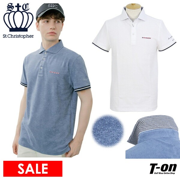 【30％OFFセール】ポロシャツ メンズ セントクリストファー St.Christopher  ゴルフウェア tm48102