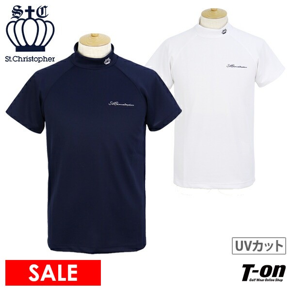 【30％OFFセール】ハイネックシャツ メンズ セントクリストファー St.Christopher  ゴルフウェア tm48104