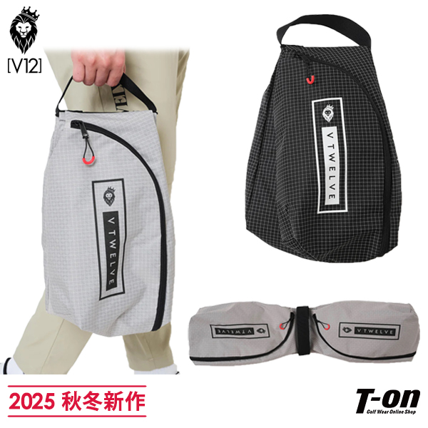 【送料無料】シューズバッグ メンズ レディース V12 ゴルフ ヴィ・トゥエルブ 2025 秋冬 新作 ゴルフ v122520-bg02