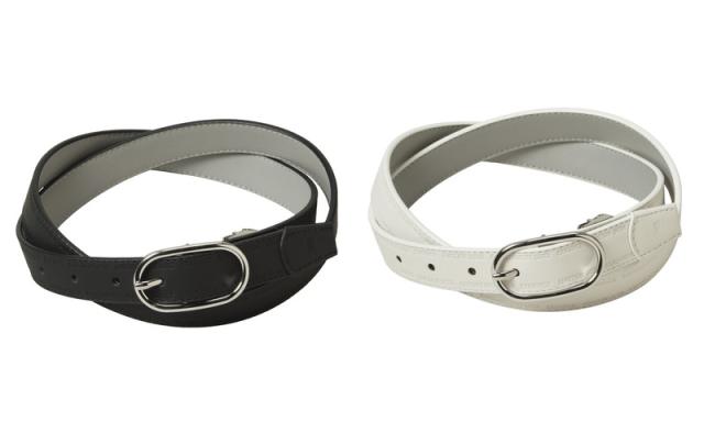 LANVIN - coco 未使用品 ランバンスポール LANVIN SPORT ベルト フリー シルバー 銀色 エンボスロゴ レザーベルト LANVIN - coco 未使用品 ランバンスポール LANVIN SPORT ベルト