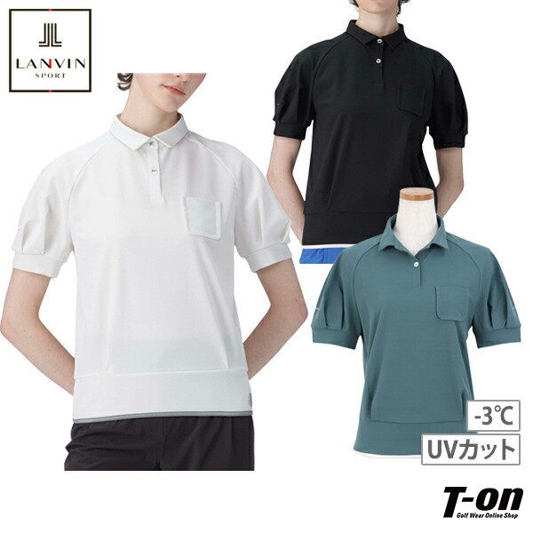 日本製☆LANVIN SPORT ランバンスポール ポロシャツ ゴルフ