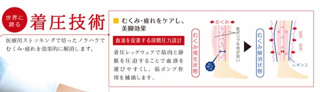 送料無料】着圧レギンス レディース 藍染着圧サポーター の通販はau