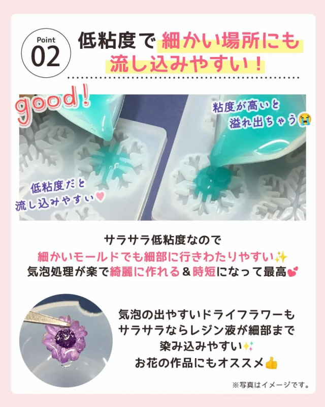 超改良【大容量UV-LEDレジン液】70g まさるの涙 サラサラタイプ