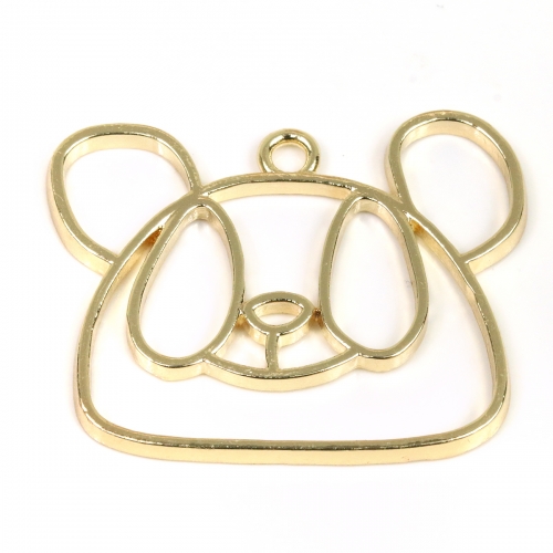 空枠 パンダ ぱんだ 動物 アニマル 白黒 レジン枠 フレーム の通販はau Pay マーケット 隠れ工房greenocean