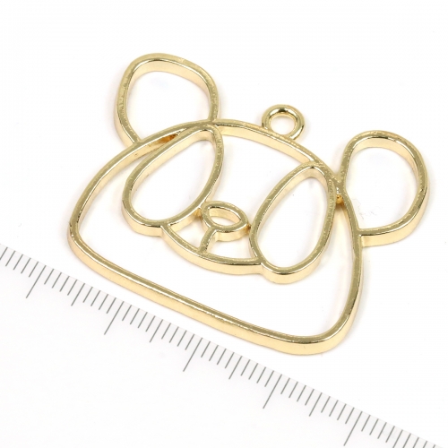 空枠 パンダ ぱんだ 動物 アニマル 白黒 レジン枠 フレーム の通販はau Pay マーケット 隠れ工房greenocean