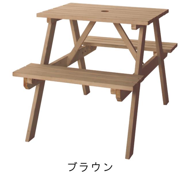 テーブル ベンチ ガーデン テーブル ベンチ チェア 2人用 木製の通販はau Pay マーケット Palette Life パレットライフ