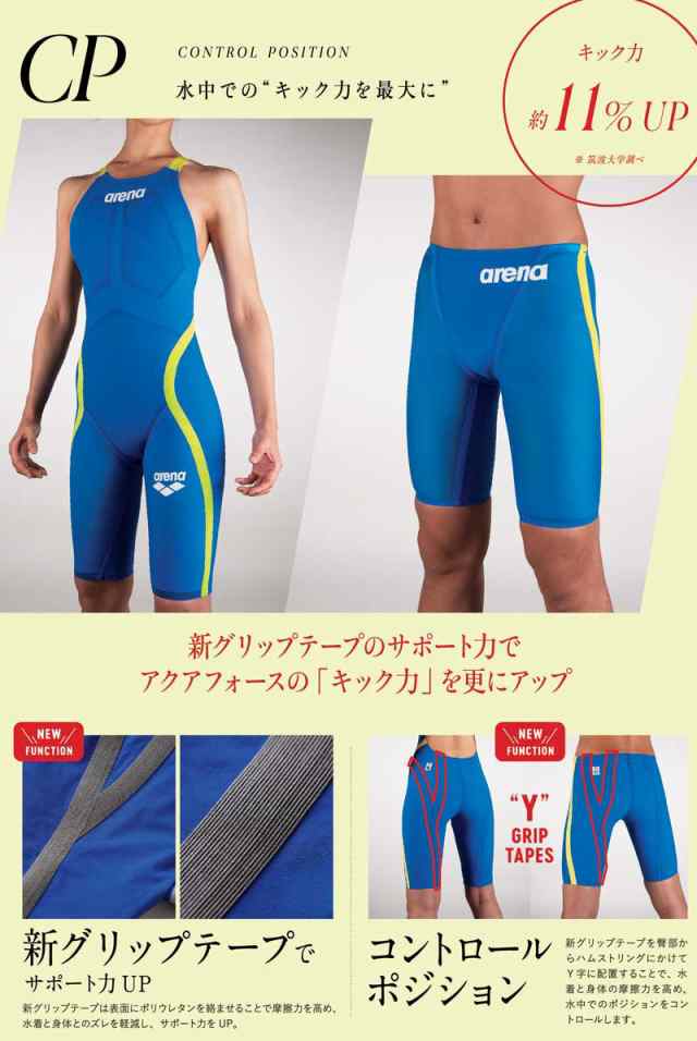 アリーナ(ARENA)男性用 競泳水着 アルティメット・アクアフォースX CP ...