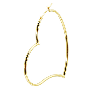 ピアス ハート ハートピアス フープピアス クロッシングピアス オープンハート K18 ゴールド ハートフープピアス 品質保証書付 ケース付の通販はau Pay マーケット 真珠の杜