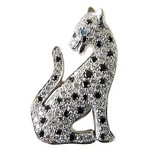 メンズジュエリー ブラックブルーダイヤモンド 豹 タイニーピン ピンブローチ パンサー ジャガー ホワイトゴールド 送料無料の通販はau Pay マーケット 真珠の杜