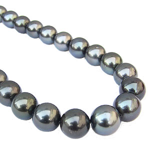 真珠ネックレス 真珠 黒真珠 ブラックパール ネックレス タヒチ黒蝶真珠 送料無料の通販はau Pay マーケット 真珠の杜