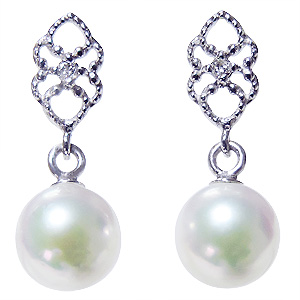 独特な店 K18wg あこや本真珠 パールピアス シリコンダブルロックキャッチ付 送料無料 真珠 ホワイトゴールド ピアス Sutevalle Org