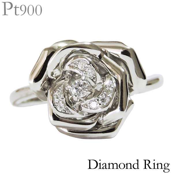 2023新作モデル ダイヤ ダイヤモンド リング 指輪 薔薇 pt900の人気 ...