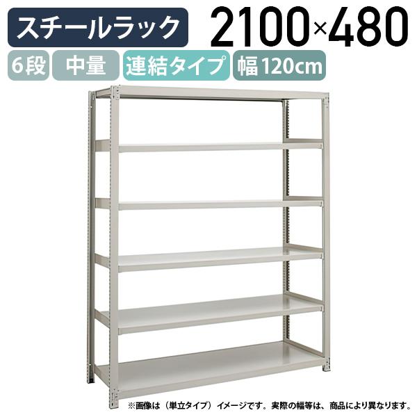 中量棚C型 C-3145 直送品 サカエ 中量棚C型(500KG&frasl;段・単体・H2400MM・5段仕様) C-