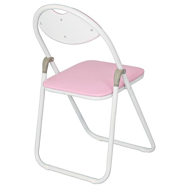 6脚セット 折りたたみイス パイプ椅子 会議チェア 折畳椅子 フラット収納 連結機能付 スチールパイプ 座パッド付 レザー張り SA-0124 ６脚セット 折りたたみパイプ椅子 ブラック 会議椅子