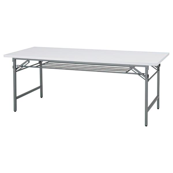 折りたたみテーブル W1800 D600 H700 長机 会議テーブル 会議用テーブル 会議机 折り畳みテーブル 長机 イベント カウンターデスク 法人宛限定 NTH-1860 SDSの通販は