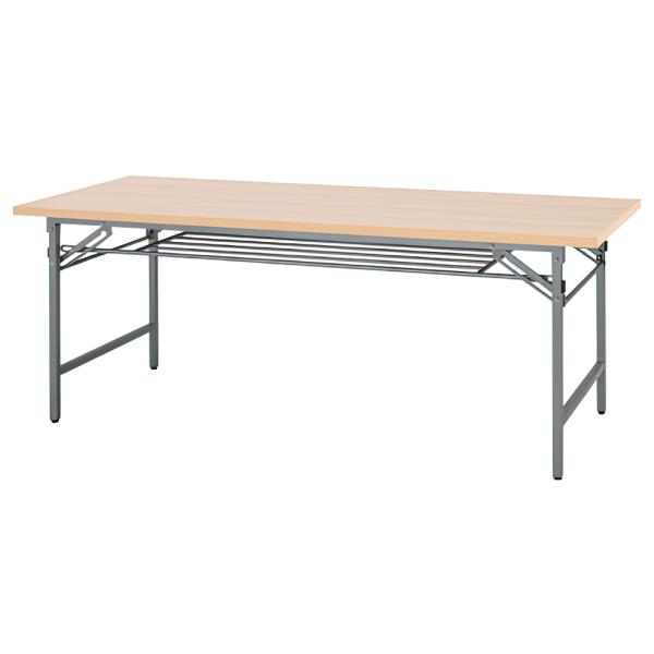 折りたたみテーブル W1800 D600 H700 長机 会議テーブル 会議用テーブル 会議机 折り畳みテーブル 長机 イベント カウンターデスク 法人宛限定 NTH-1860 SDSの通販は