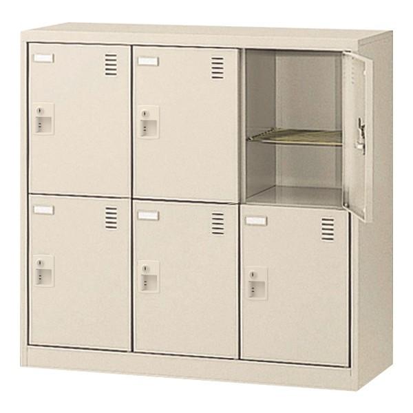 福岡発 TOYOSTEEL スチールロッカー 3人用 鍵付き 事務所 オフィス