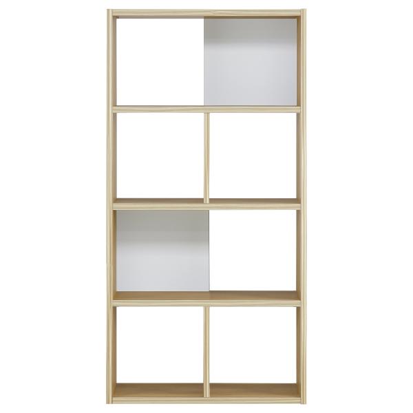 配送設置無料 アリア ハイシェルフ80 W825 D290 H1640 大川家具 モダン