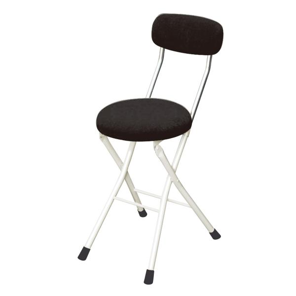 ラウンドクッションチェア W330 D450 H740 国内メーカー品 作業椅子 パイプ椅子 スチール 折畳式 ブラック/オレンジ/グリーン 代引不可 法人宛限定 RC-ROC48W